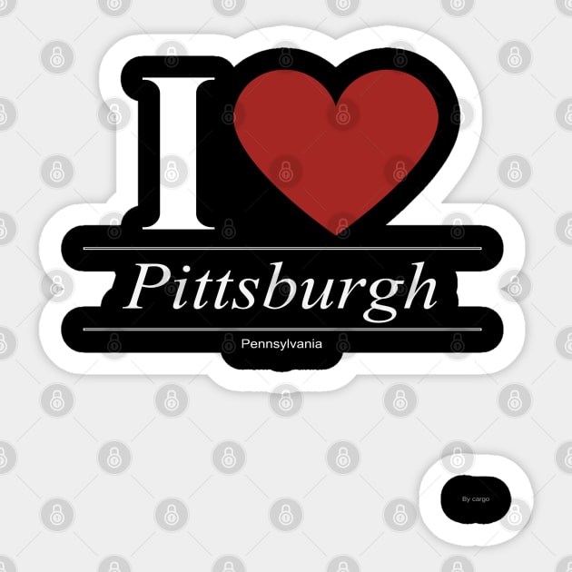 I Love  Pittsburgh - Gift for Pennsylvanian From Pennsylvania PA Sticker by giftideas